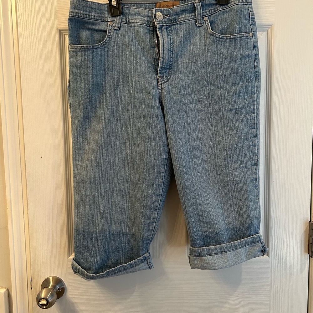 Hannah Light Blue Jean Shorts